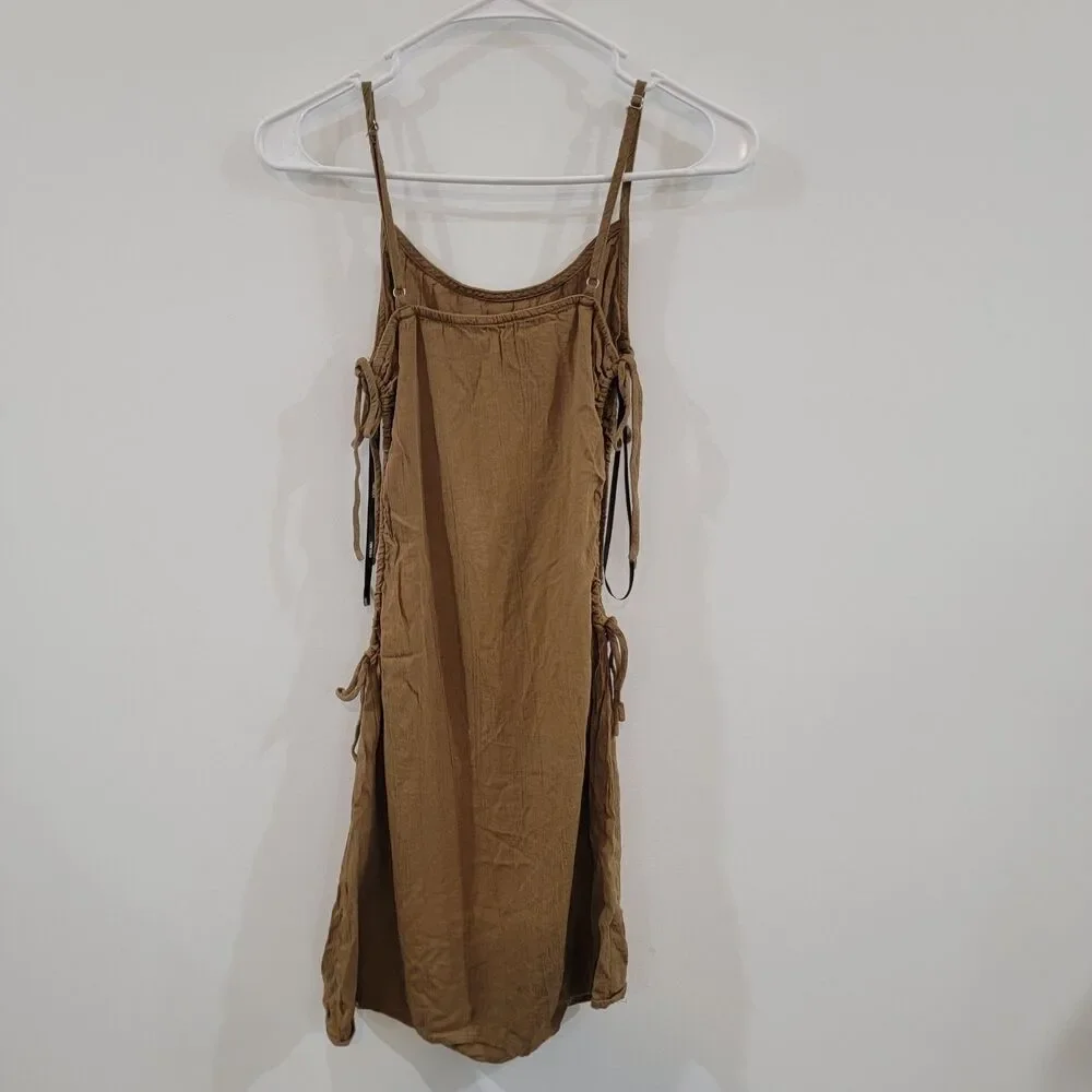Forever 21 Womens Mini Bodycon Dress Size‎ Small Fairy Brown